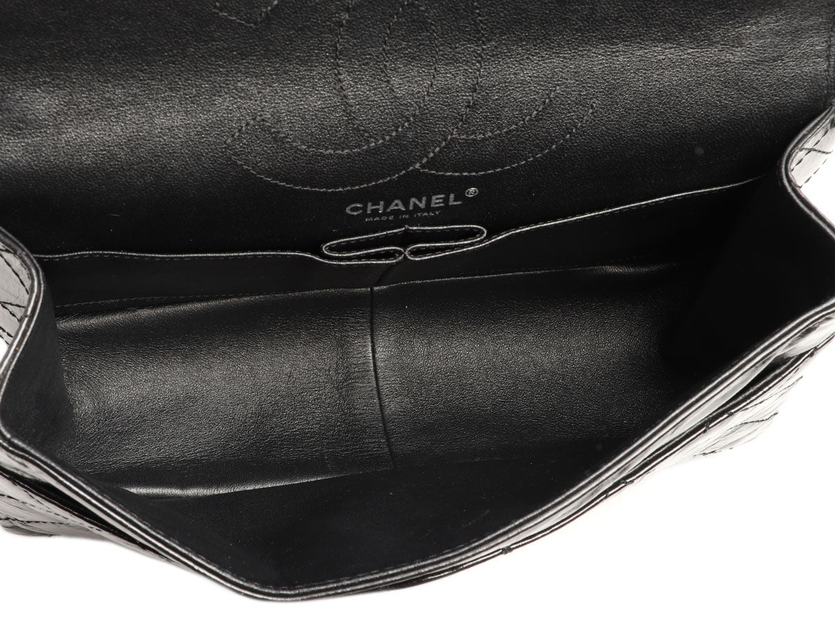 Chanel So Black Quilted Calfskin 2.55 Reissue 226 - Image 8