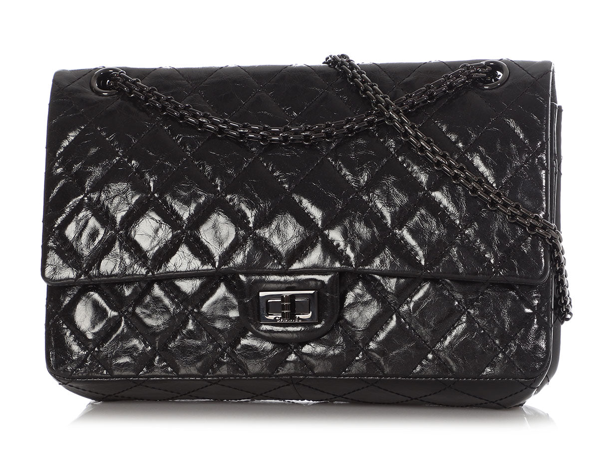 Chanel So Black Quilted Calfskin 2.55 Reissue 226 - Image 2