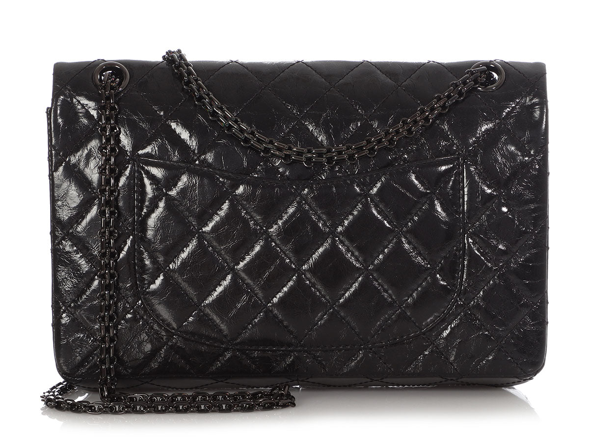 Chanel So Black Quilted Calfskin 2.55 Reissue 226 - Image 3