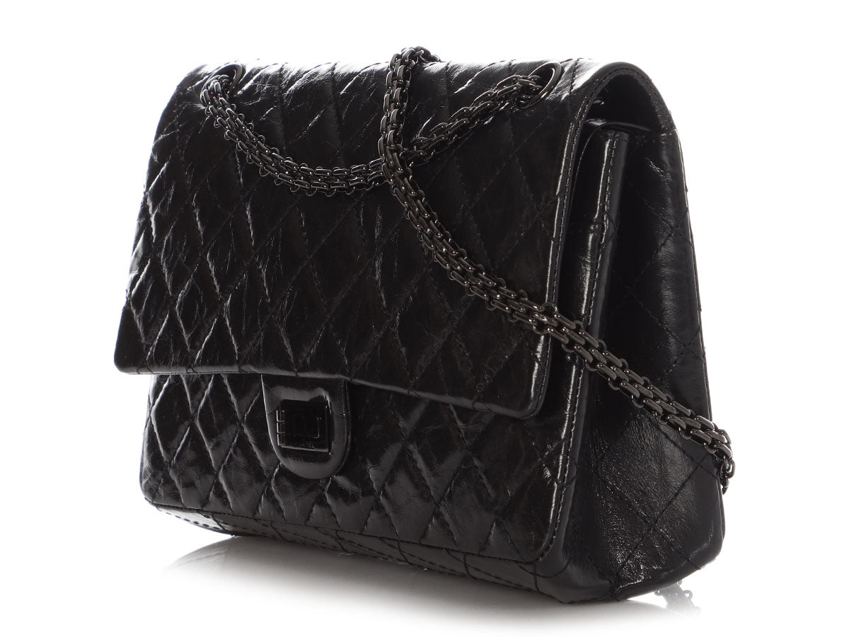 Chanel So Black Quilted Calfskin 2.55 Reissue 226 - Image 5