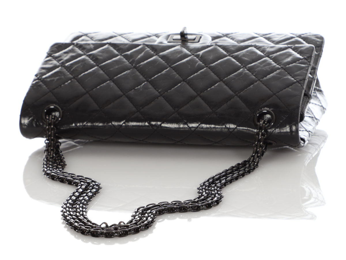 Chanel So Black Quilted Calfskin 2.55 Reissue 226 - Image 7