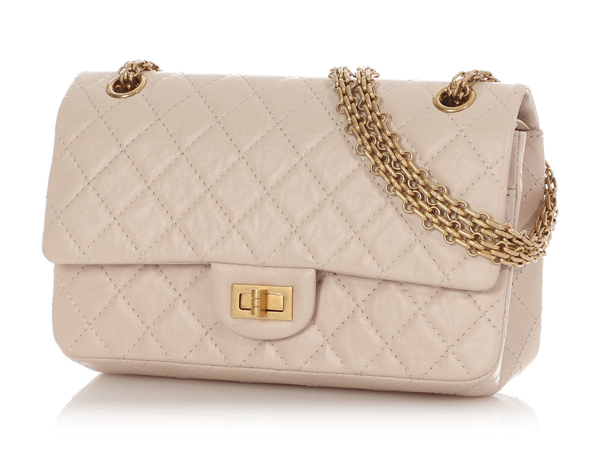 Chanel Ecru Quilted Aged Calfskin 2.55 Reissue 225 - Image 3