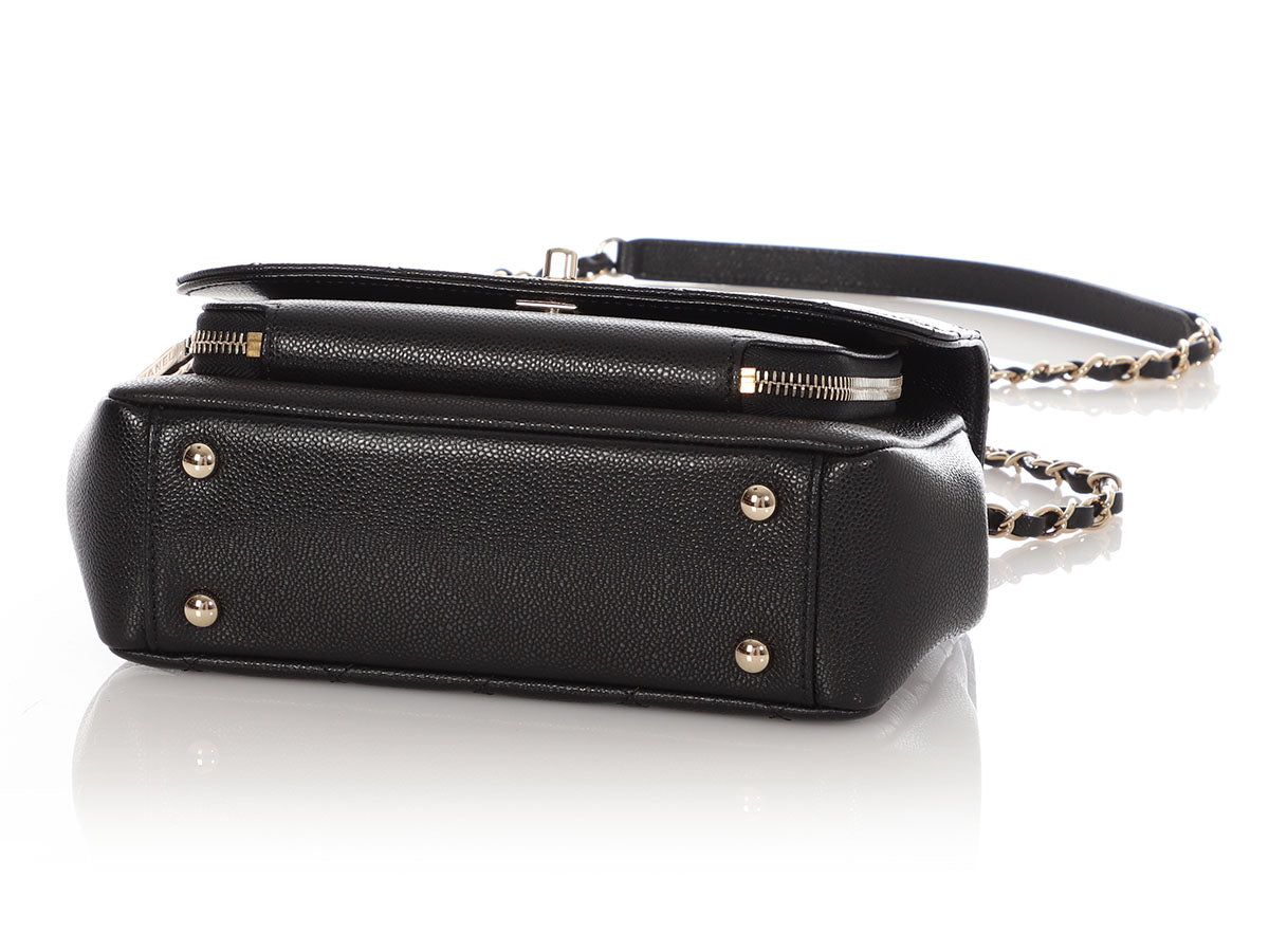 Chanel Small Black Quilted Caviar Business Affinity - Image 7