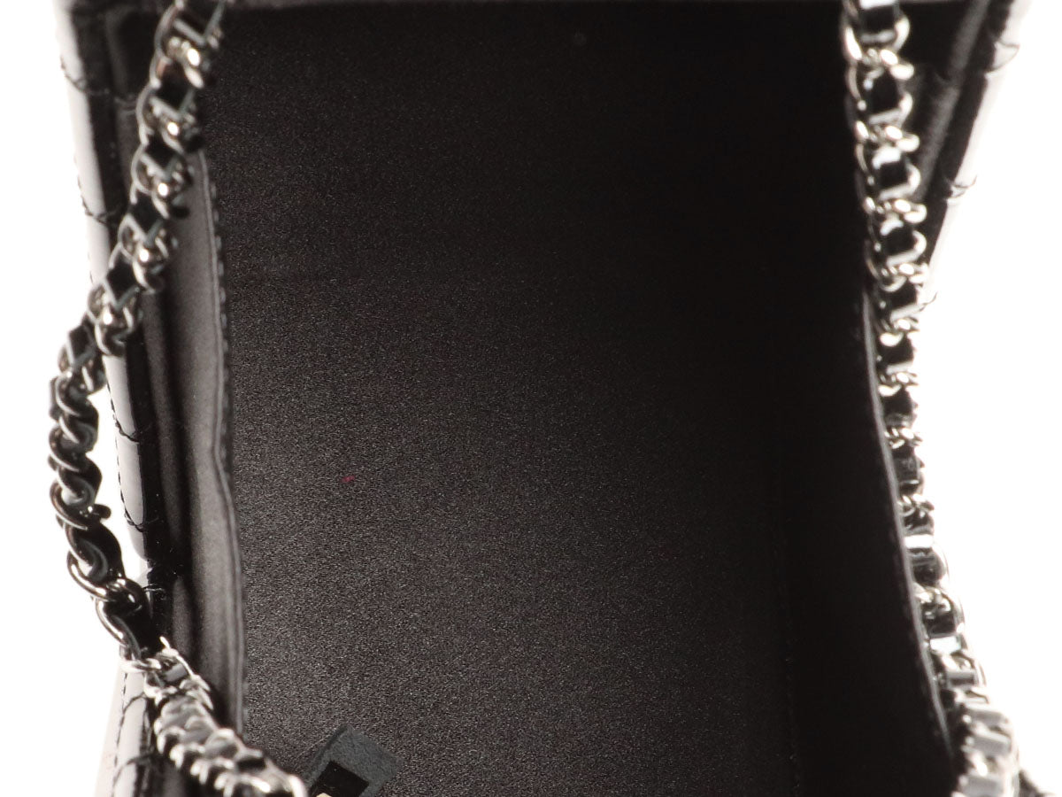 Chanel Black Patent Milk Carton Bag - Image 10