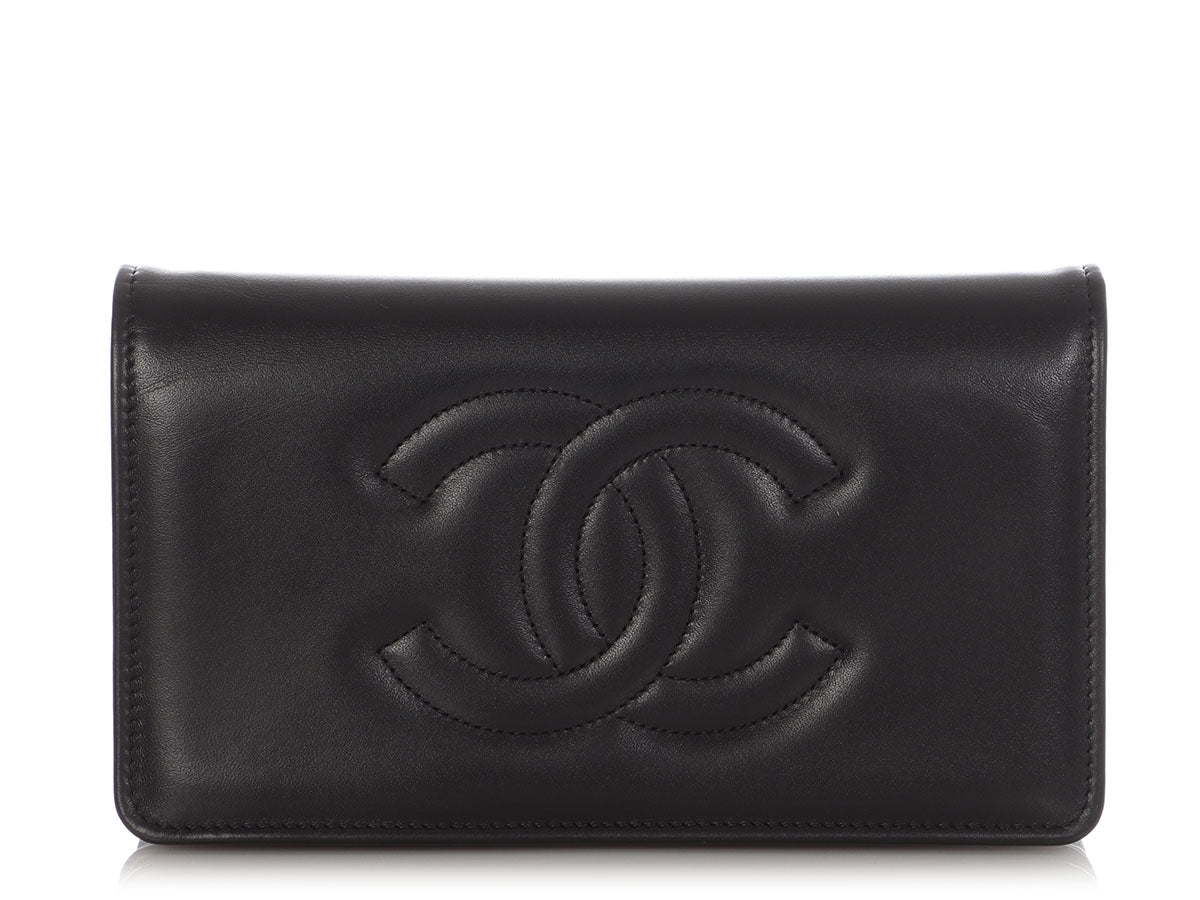 Chanel Black Lambskin Wallet On Chain WOC - Image 2