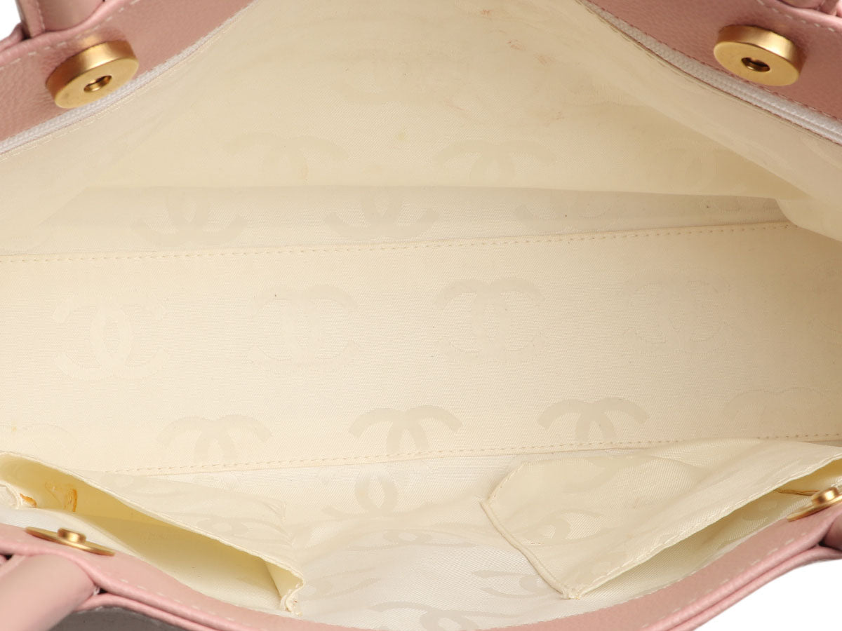 Chanel Pink Caviar Timeless Tote - Image 8