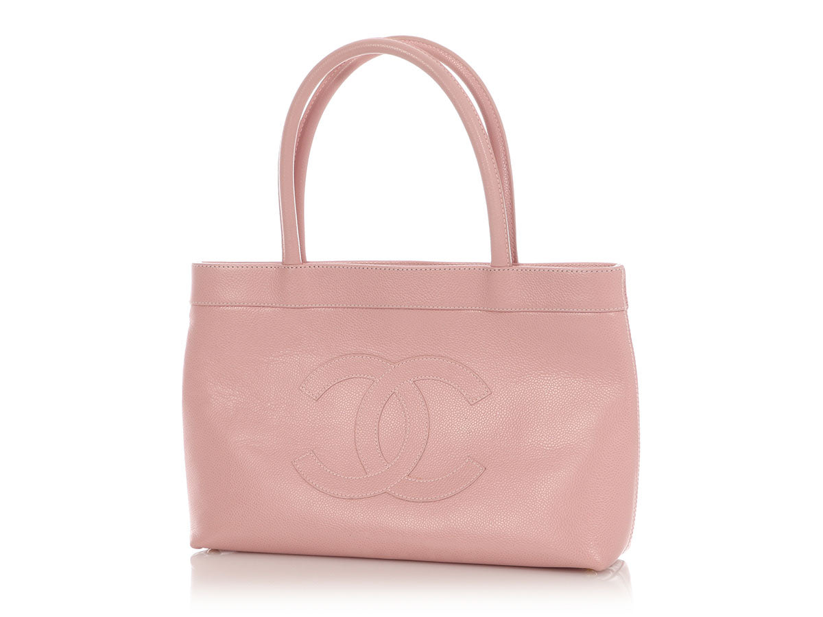 Chanel Pink Caviar Timeless Tote - Image 2