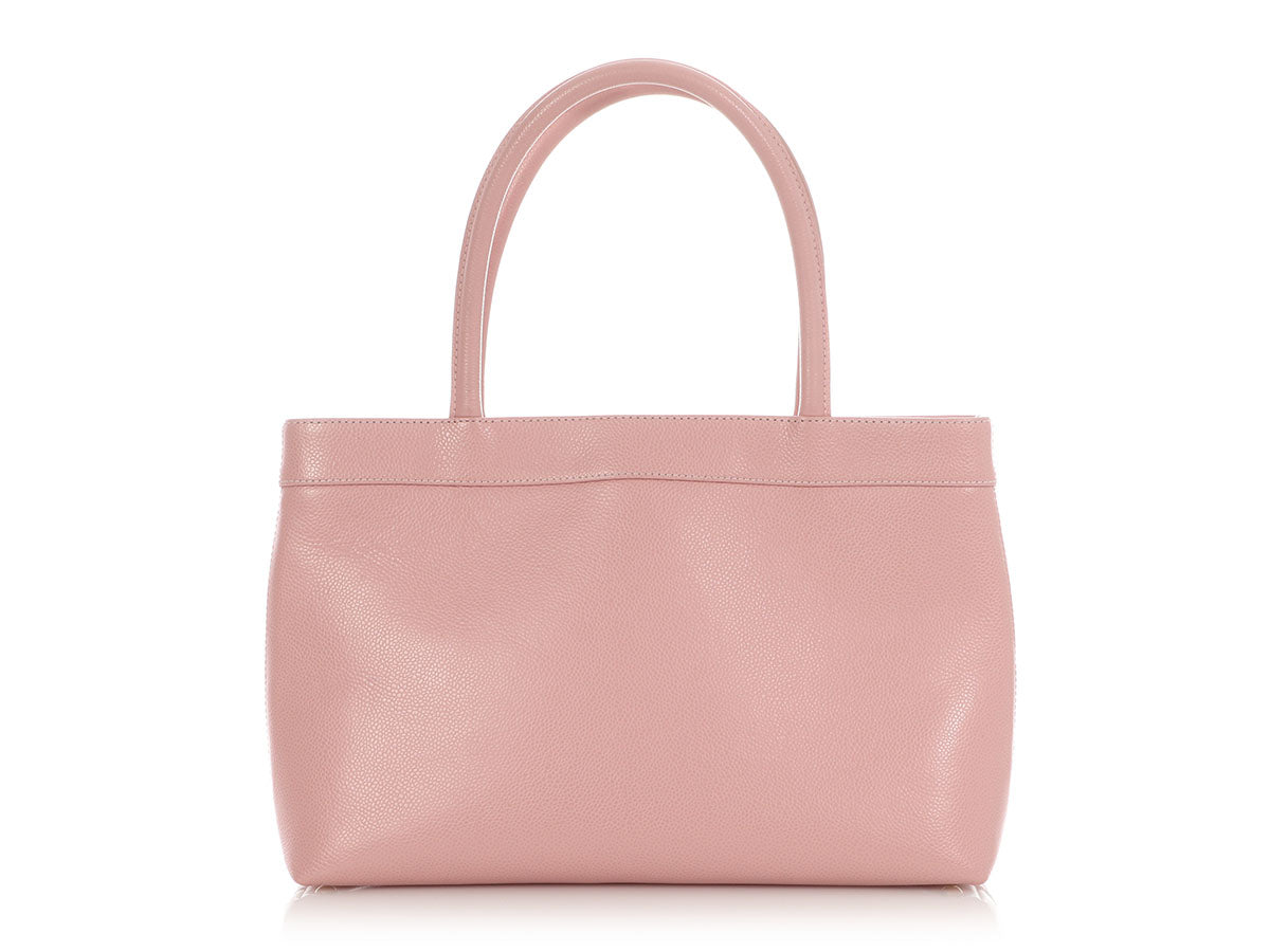 Chanel Pink Caviar Timeless Tote - Image 4