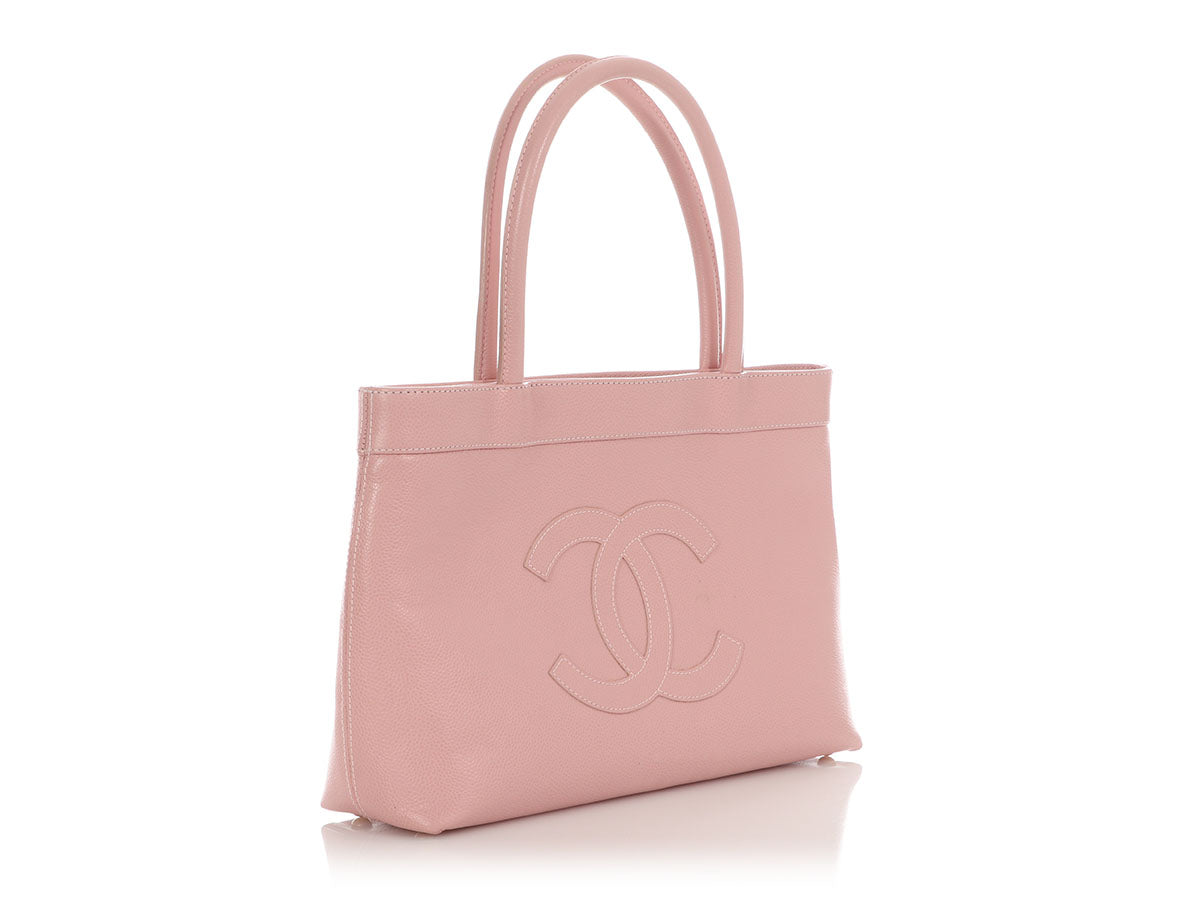 Chanel Pink Caviar Timeless Tote - Image 5