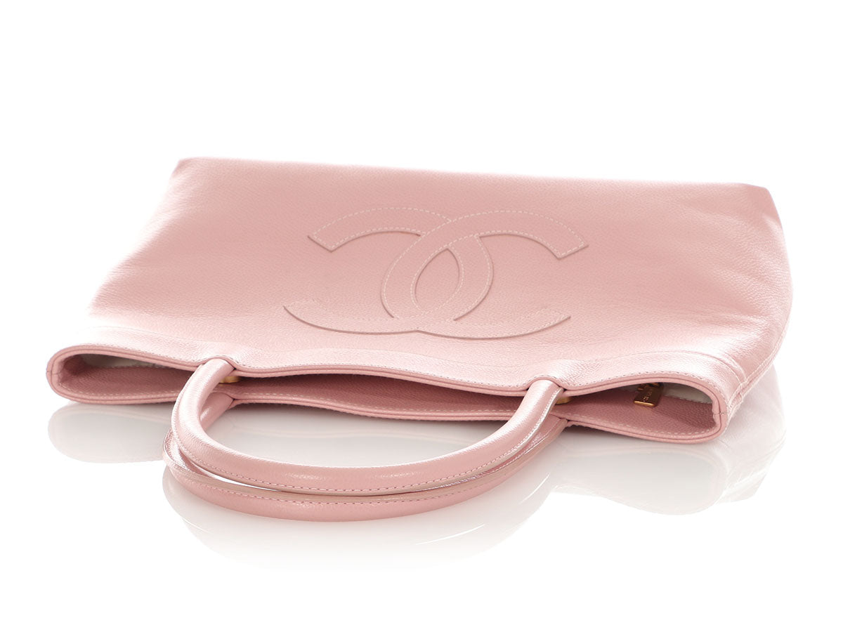 Chanel Pink Caviar Timeless Tote - Image 7