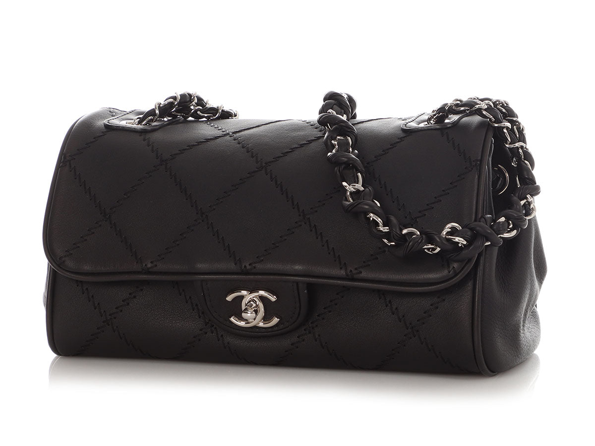 Chanel Black Matte Calfskin Ultimate Stitch Flap - Image 3