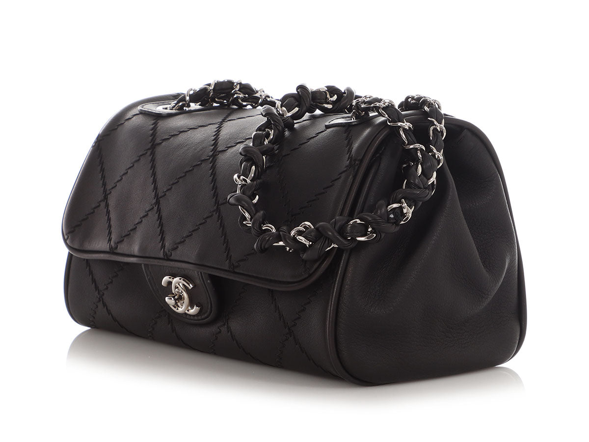 Chanel Black Matte Calfskin Ultimate Stitch Flap - Image 4