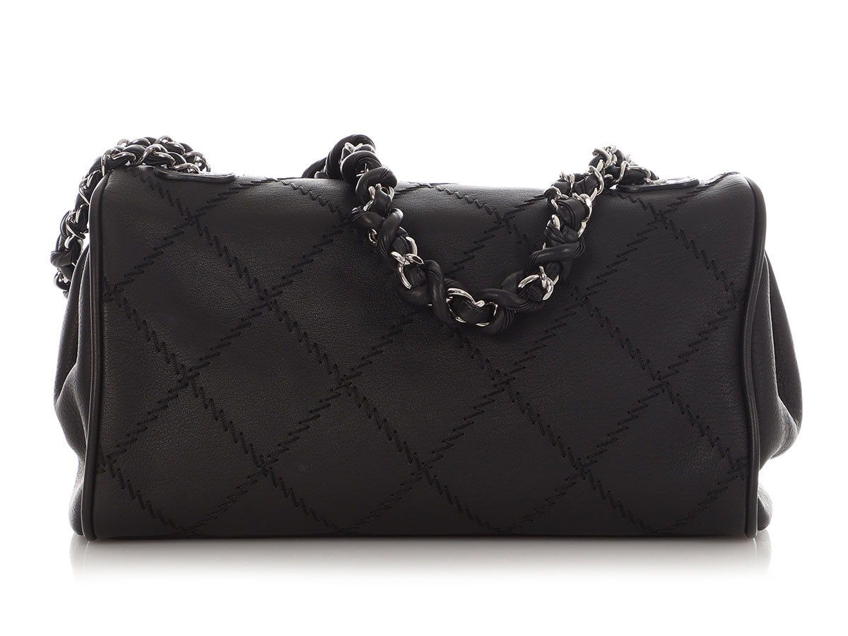 Chanel Black Matte Calfskin Ultimate Stitch Flap - Image 5