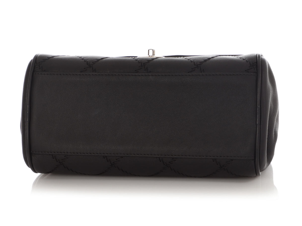 Chanel Black Matte Calfskin Ultimate Stitch Flap - Image 7