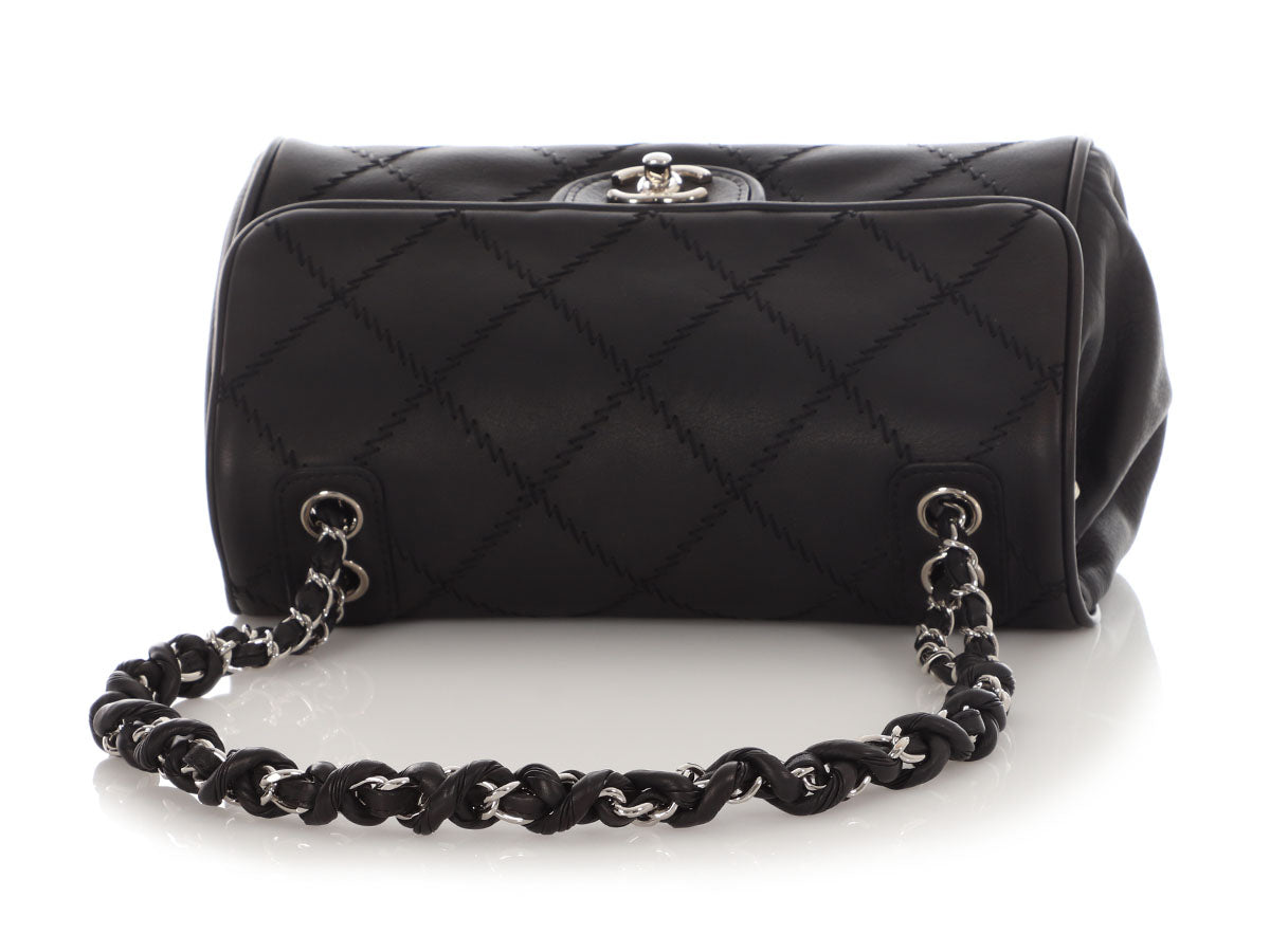 Chanel Black Matte Calfskin Ultimate Stitch Flap - Image 8