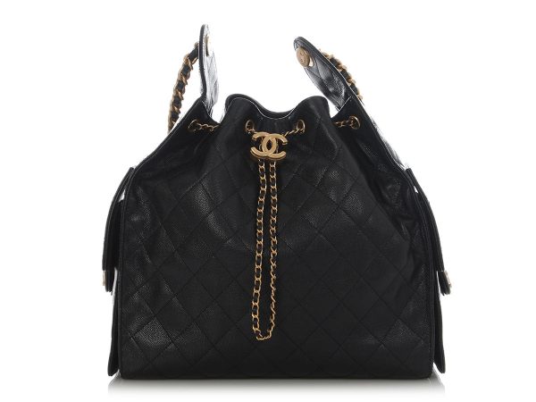 Chanel Medium Black Caviar 25 Bag