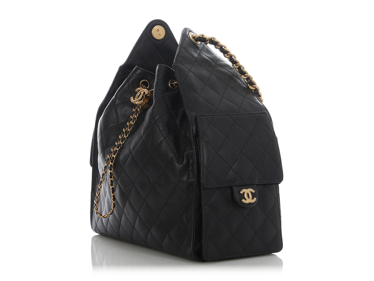 Chanel Medium Black Caviar 25 Bag - Image 4
