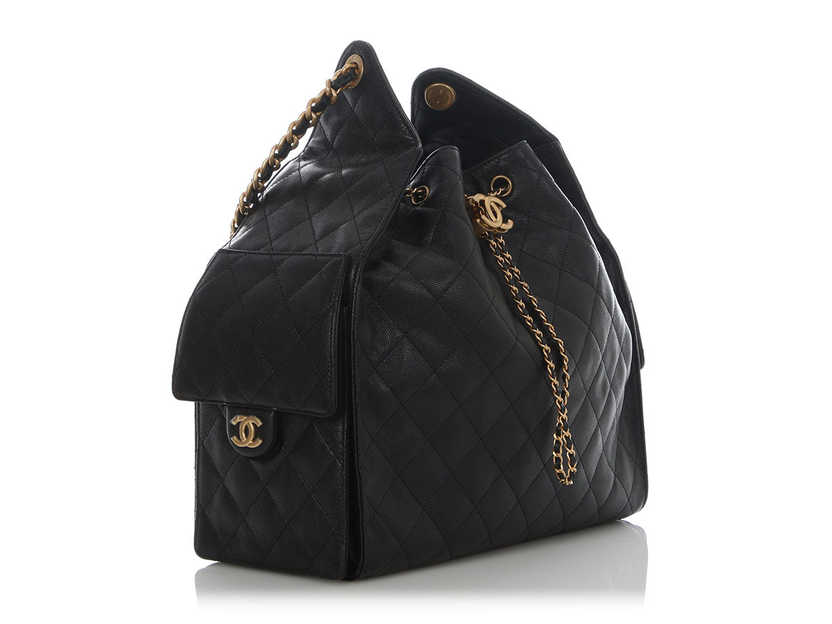 Chanel Medium Black Caviar 25 Bag - Image 6