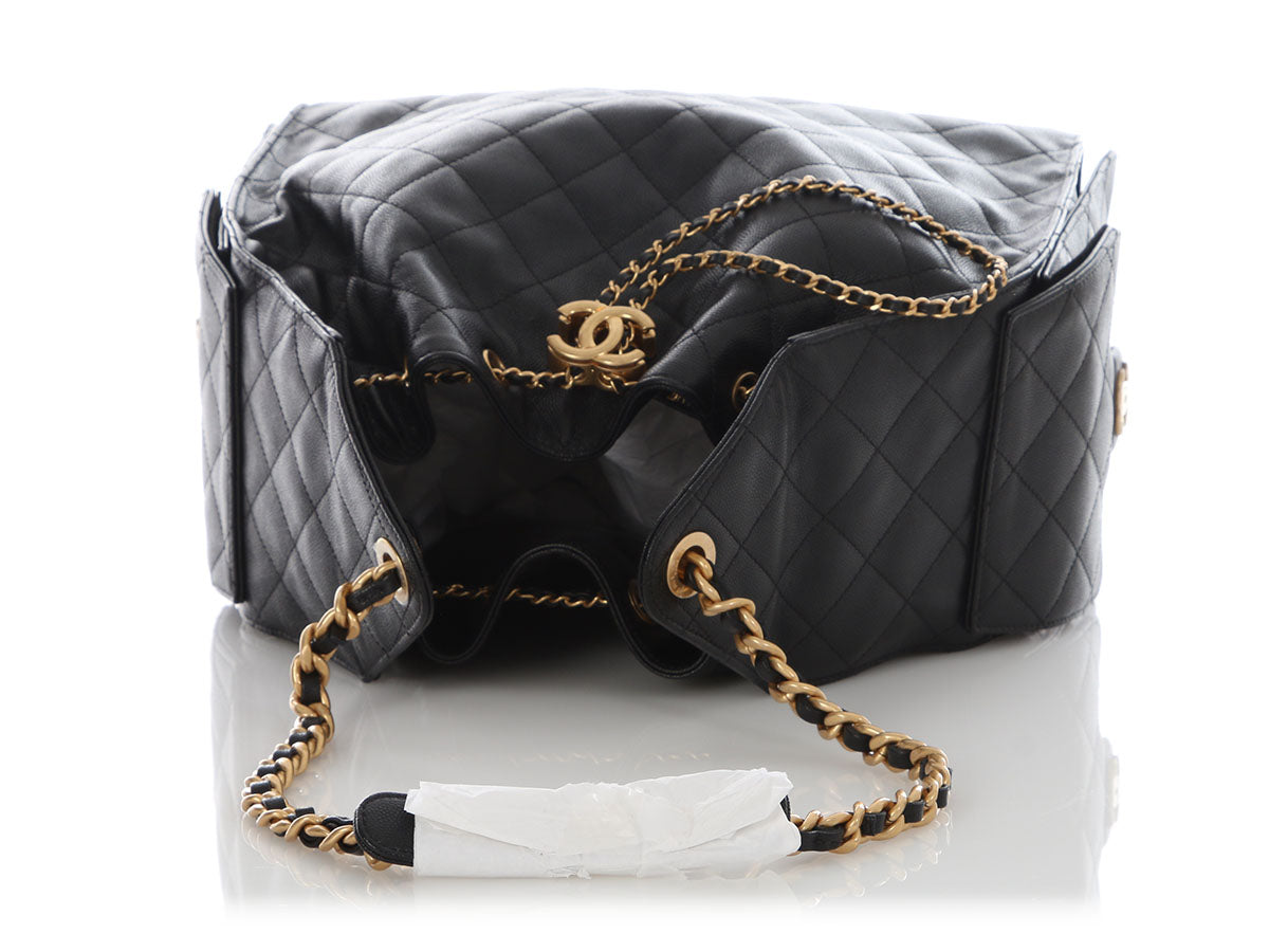 Chanel Medium Black Caviar 25 Bag - Image 8
