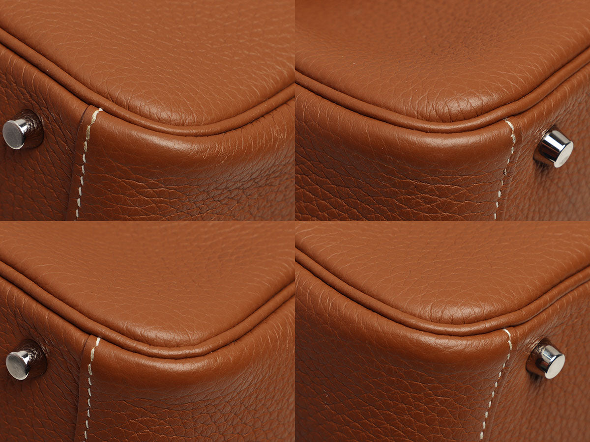 Hermès Mini Gold Clémence Lindy 20 - Image 9