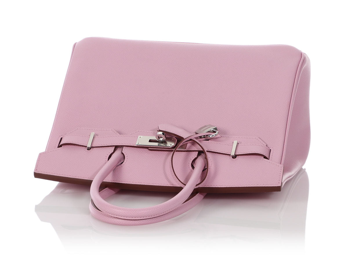 Hermès Mauve Sylvestre Epsom Birkin 30 - Image 7