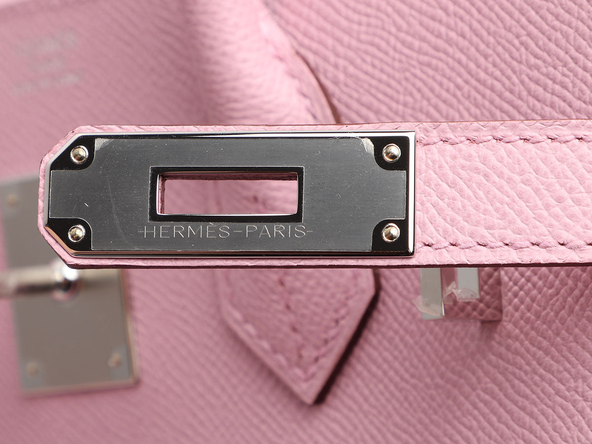 Hermès Mauve Sylvestre Epsom Birkin 30 - Image 9