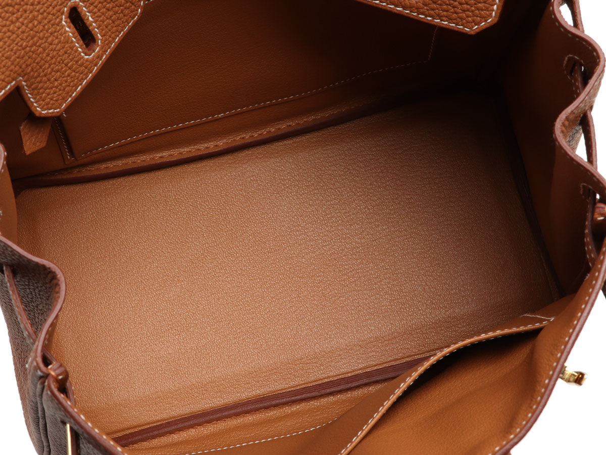 Hermès Gold Togo Birkin 25 - Image 9