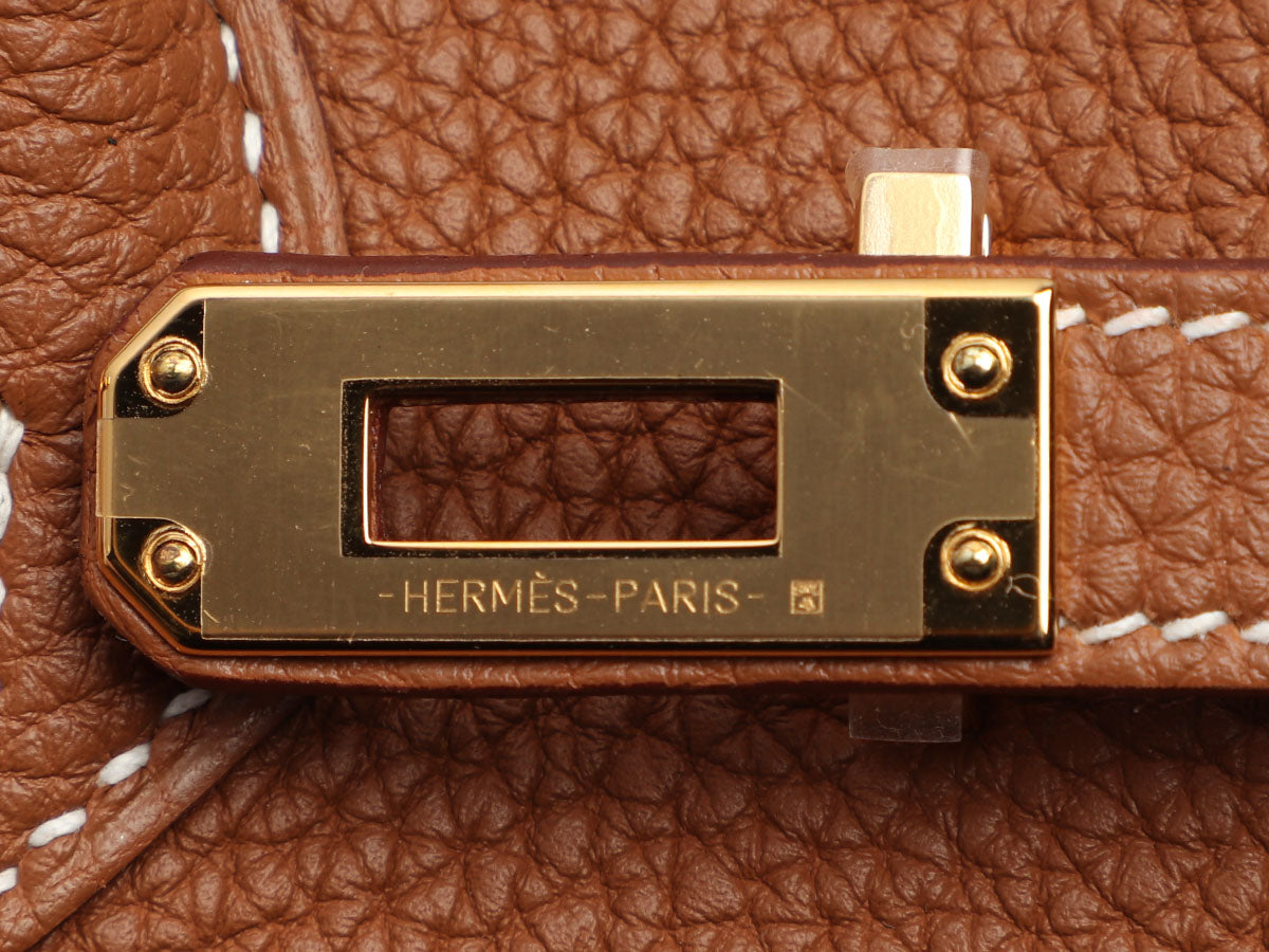 Hermès Gold Togo Birkin 25 - Image 10