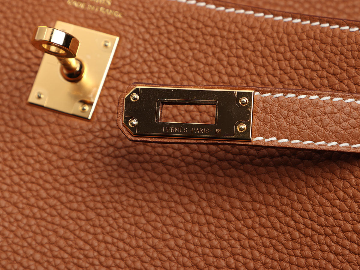 Hermès Gold Togo Kelly 25 - Image 9