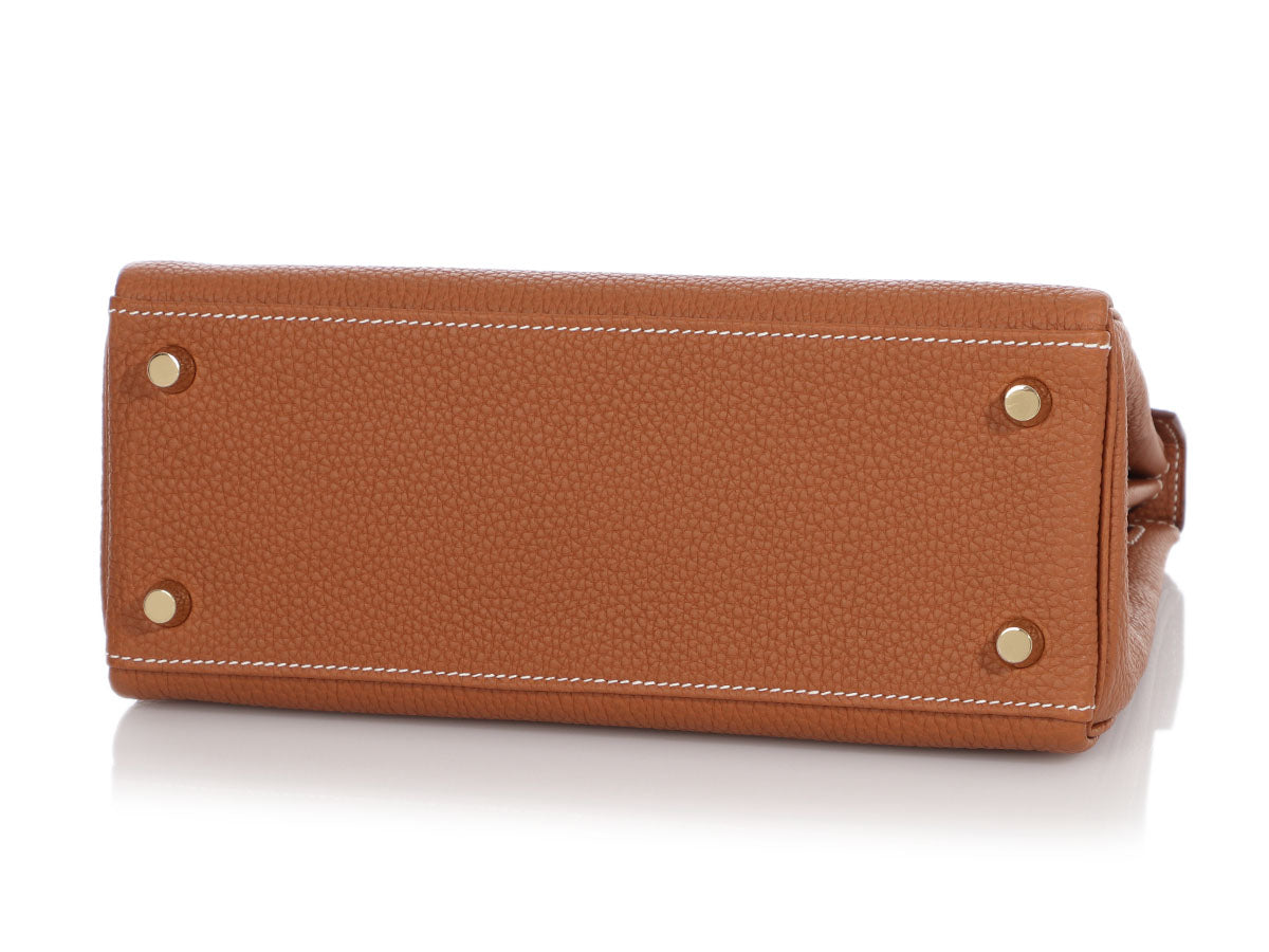 Hermès Gold Togo Kelly 25 - Image 6