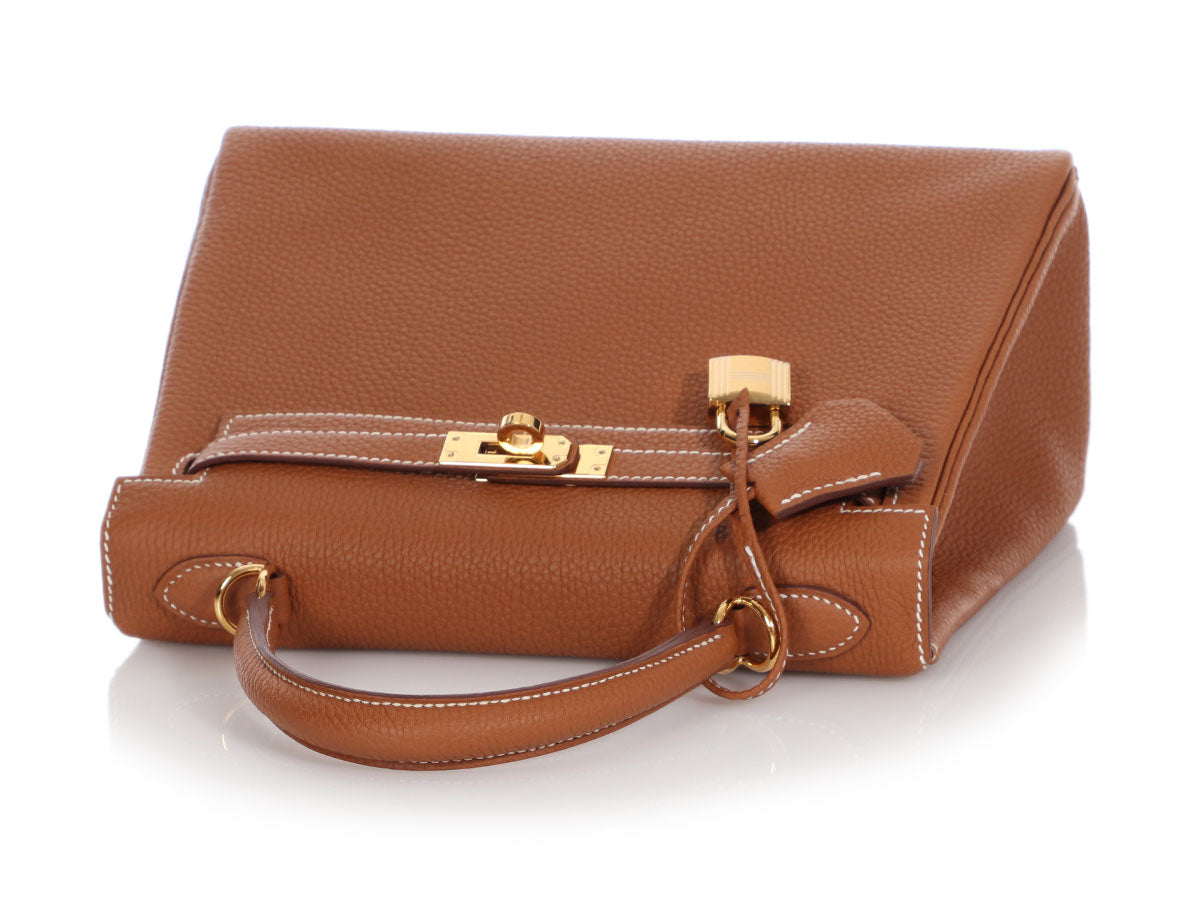Hermès Gold Togo Kelly 25 - Image 7