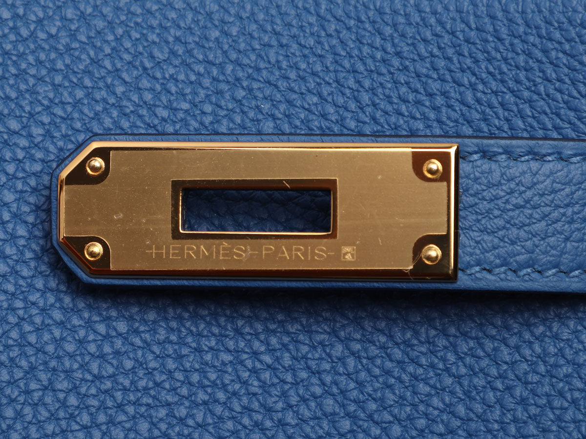 Hermès Bleu France Togo Kelly 28 - Image 9