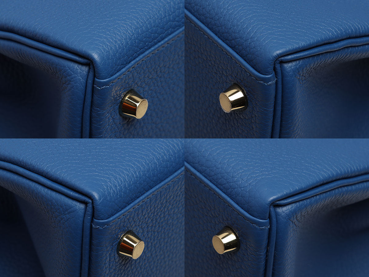 Hermès Bleu France Togo Kelly 28 - Image 10