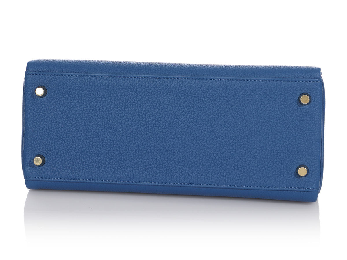 Hermès Bleu France Togo Kelly 28 - Image 6