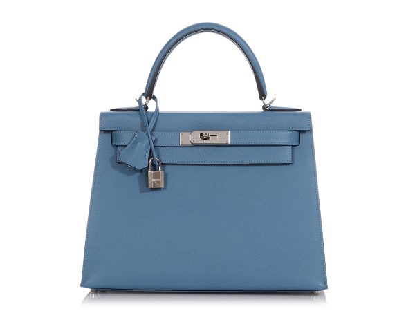 Hermès Bleu Azur Epsom Kelly 28