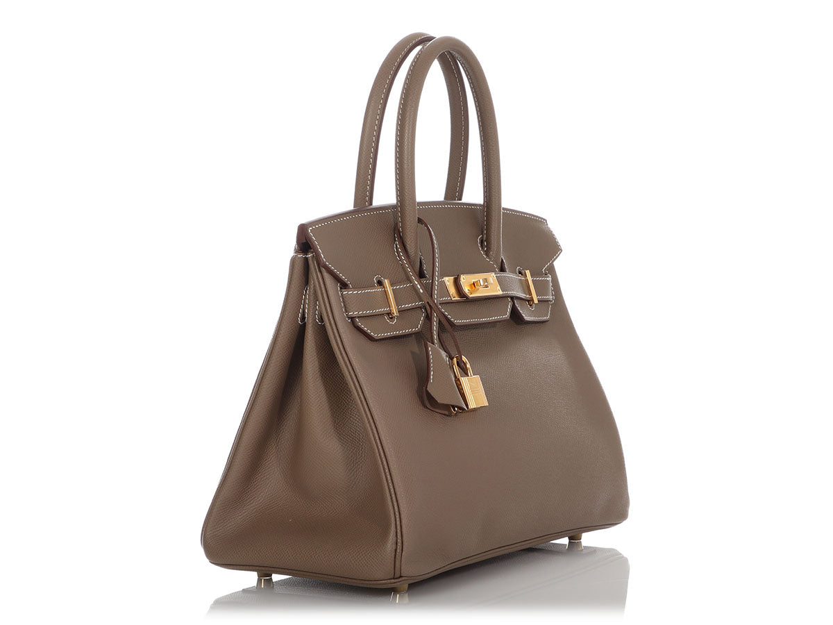 Hermès Etoupe Epsom Birkin 30 - Image 5