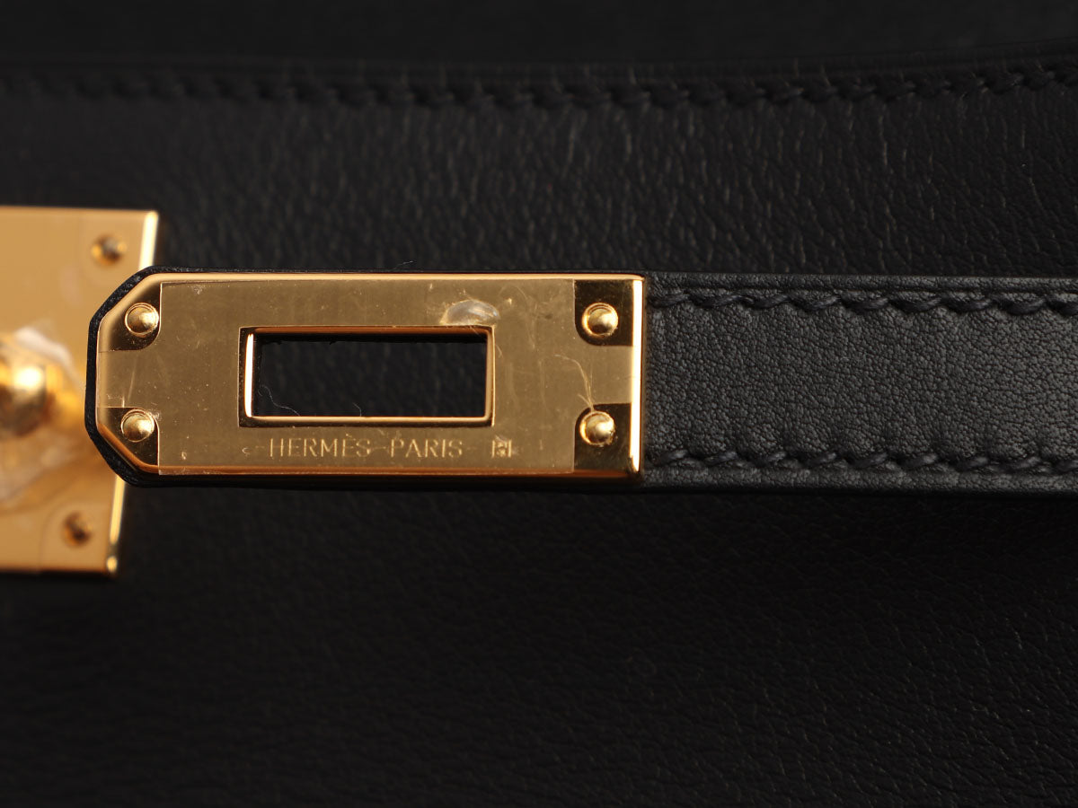 Hermès Black Swift Kelly Pochette - Image 8
