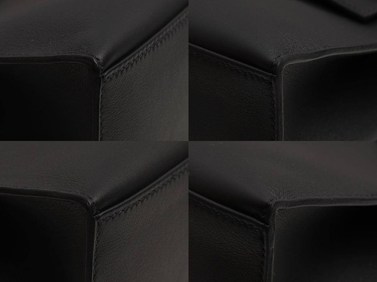 Hermès Black Swift Kelly Pochette - Image 9