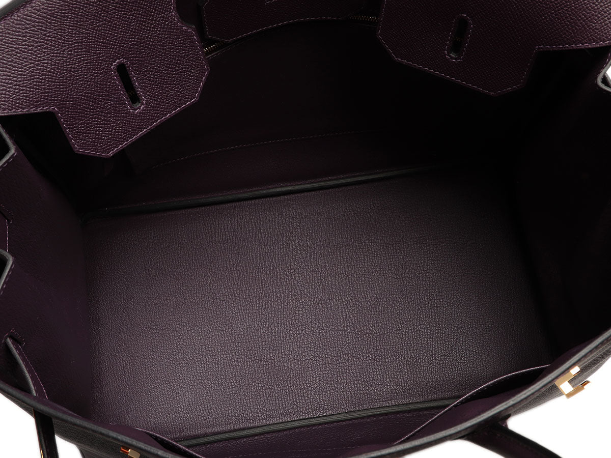 Hermès Raisin Epsom Birkin 35 - Image 9