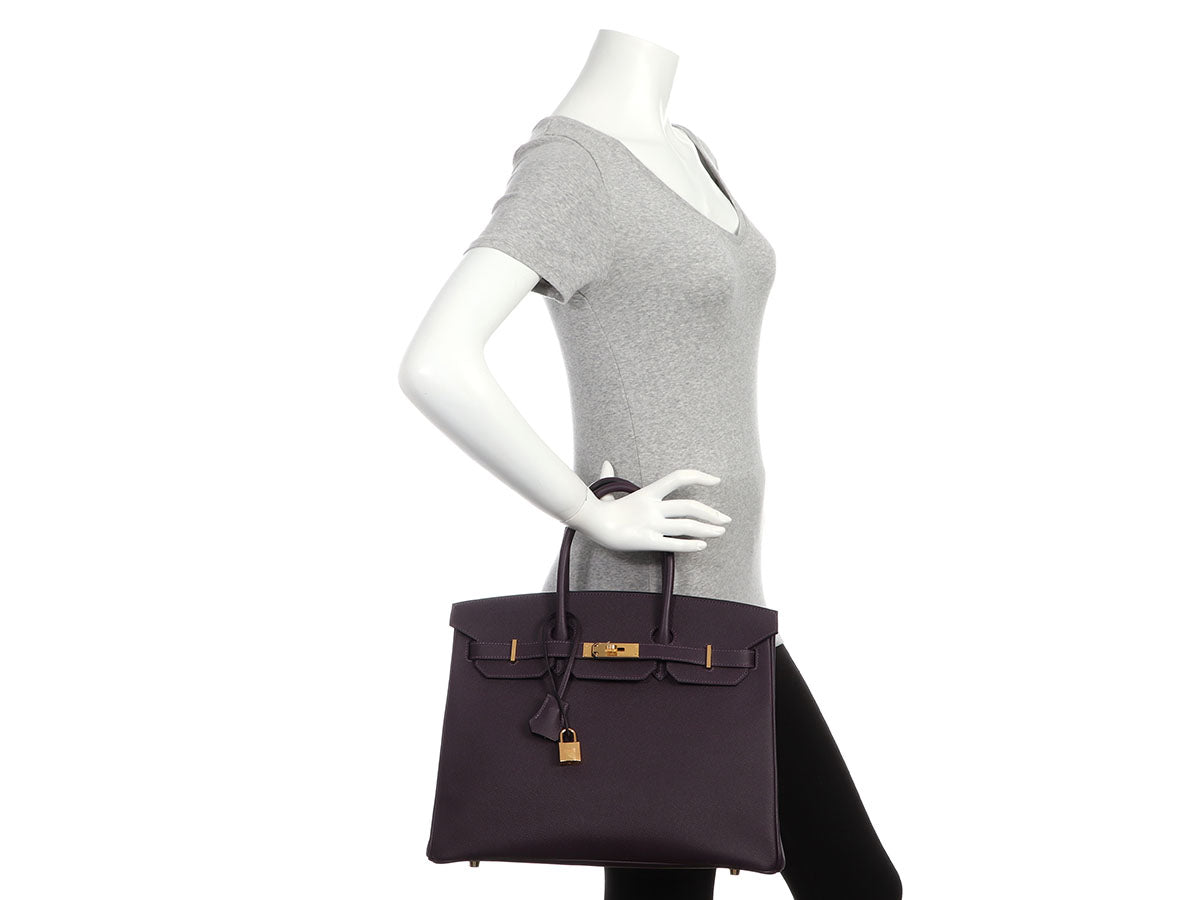 Hermès Raisin Epsom Birkin 35 - Image 10
