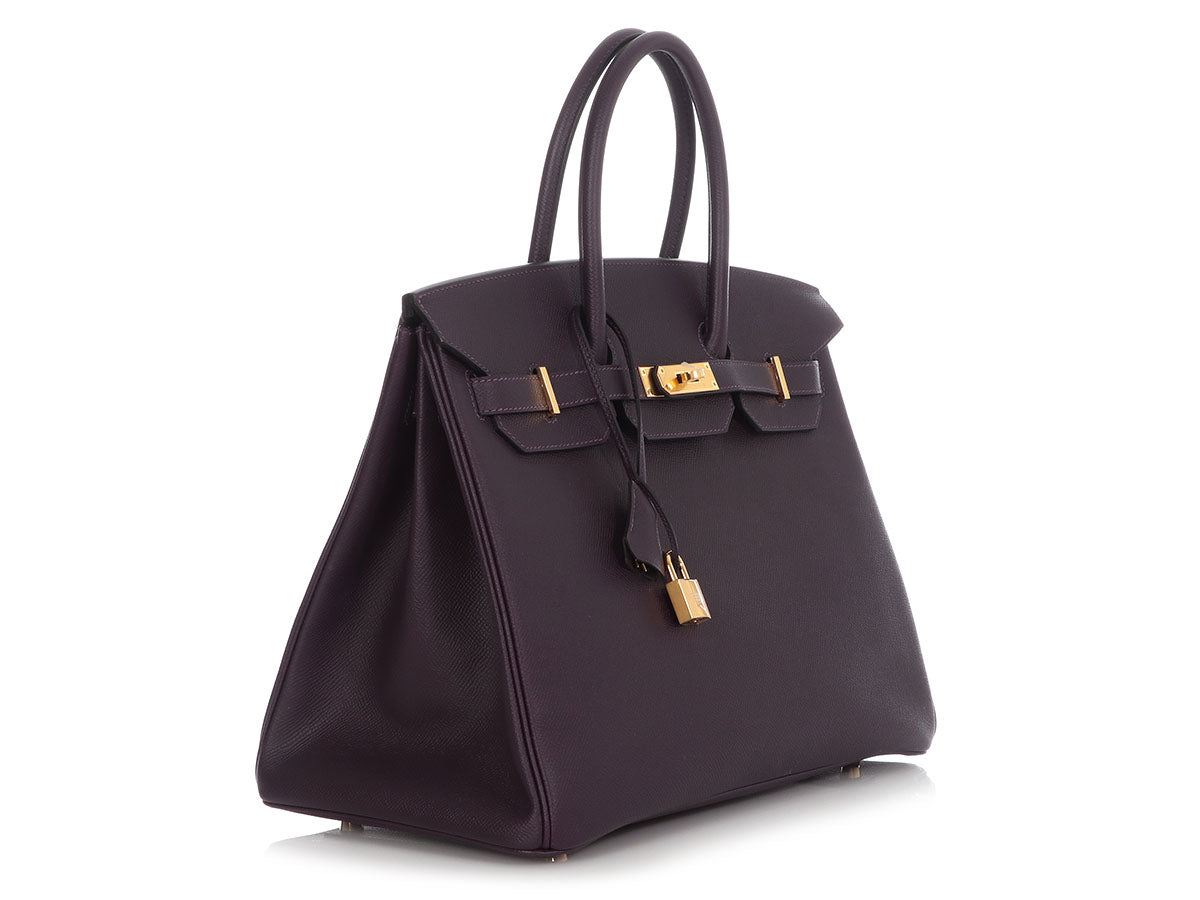 Hermès Raisin Epsom Birkin 35 - Image 5