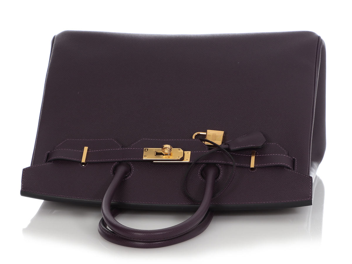 Hermès Raisin Epsom Birkin 35 - Image 7