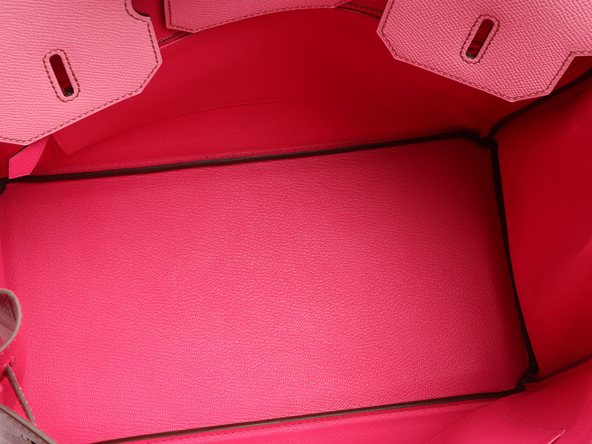 Hermès SO Rose Tyrien and 5P Pink Epsom Birkin 35 - Image 10