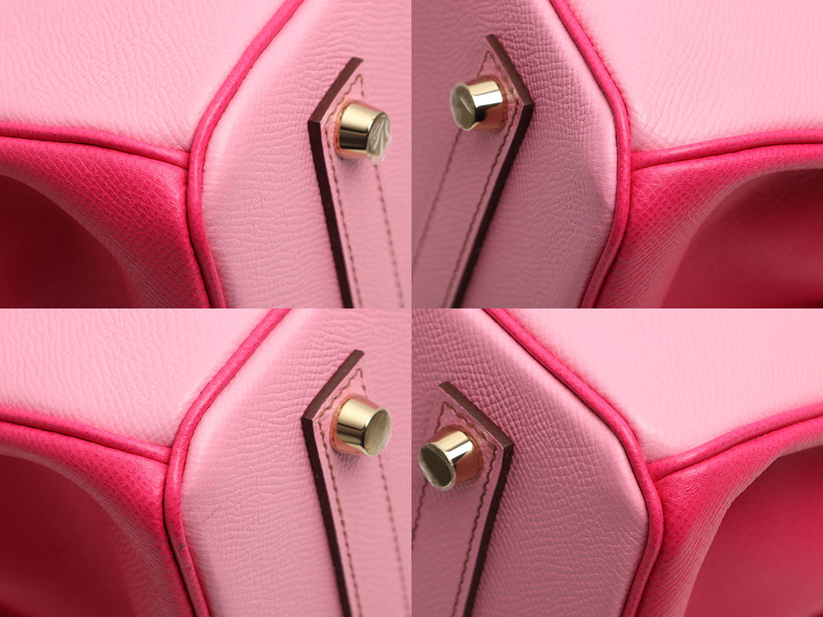Hermès SO Rose Tyrien and 5P Pink Epsom Birkin 35 - Image 8