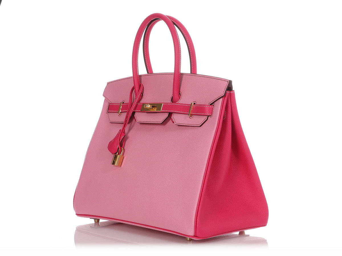 Hermès SO Rose Tyrien and 5P Pink Epsom Birkin 35 - Image 3