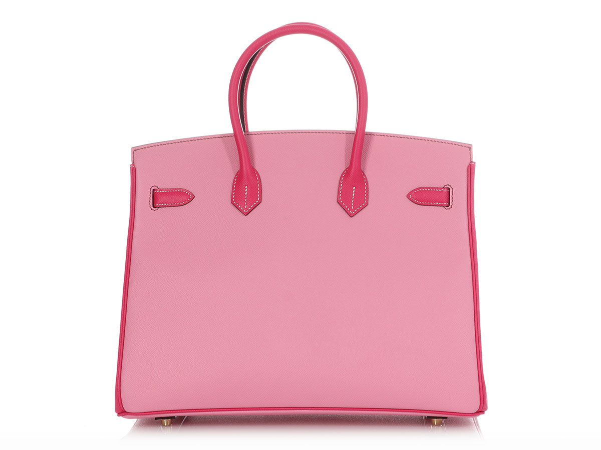 Hermès SO Rose Tyrien and 5P Pink Epsom Birkin 35 - Image 4
