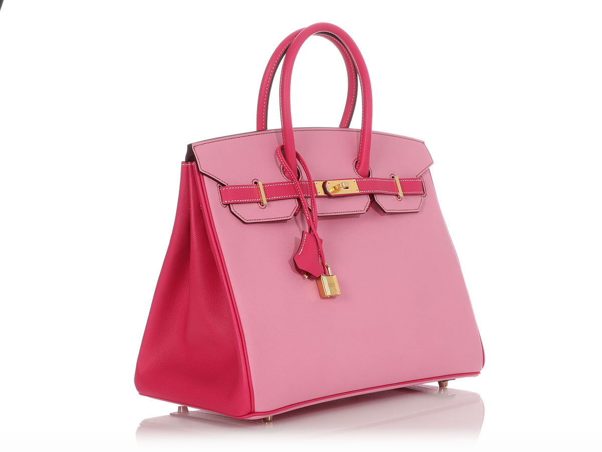 Hermès SO Rose Tyrien and 5P Pink Epsom Birkin 35 - Image 5