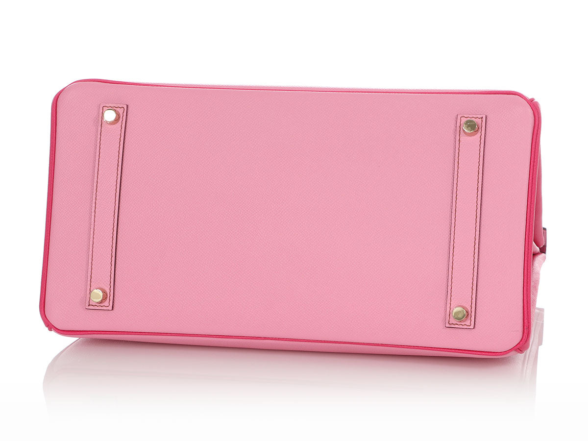 Hermès SO Rose Tyrien and 5P Pink Epsom Birkin 35 - Image 7