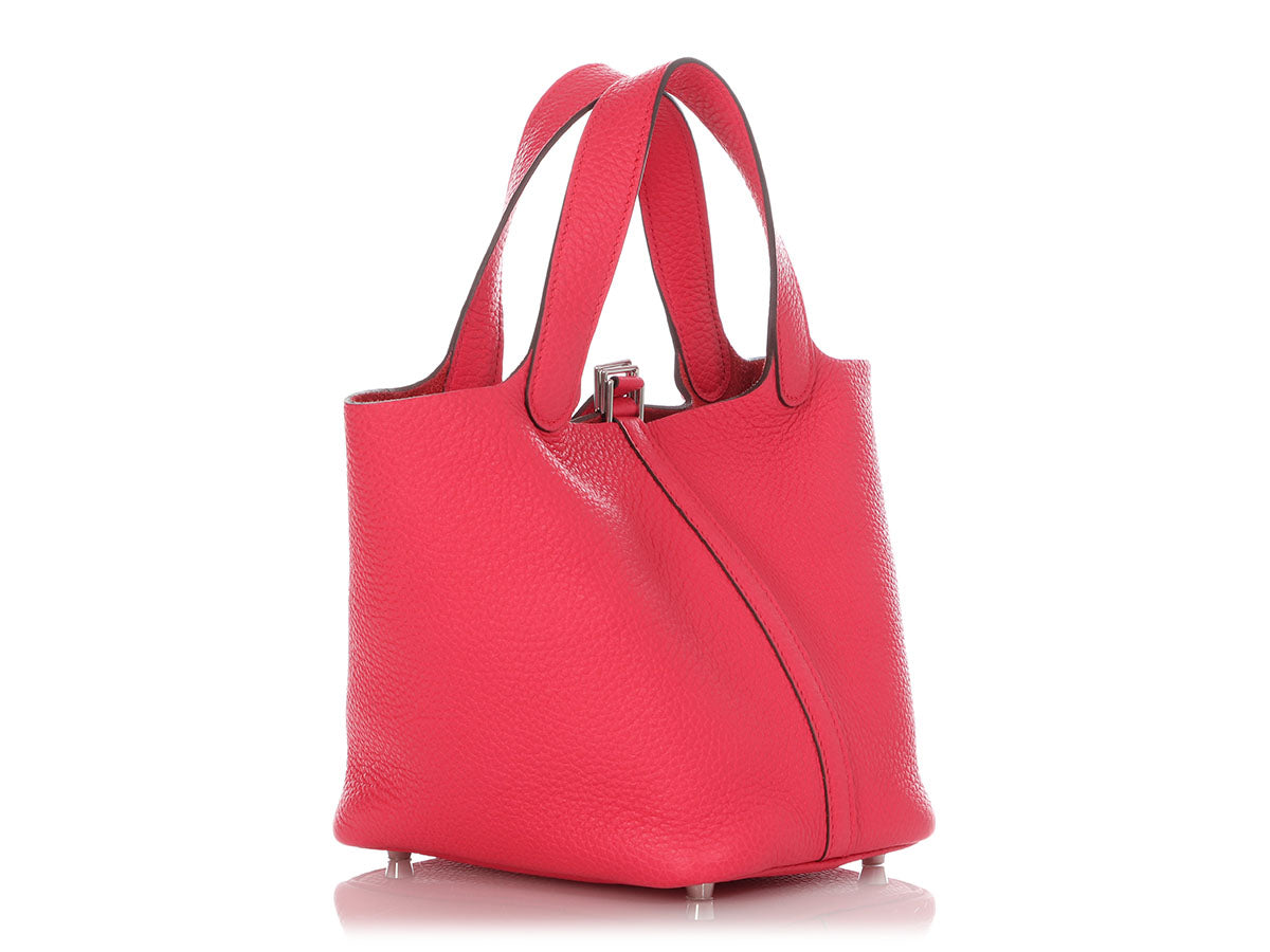 Hermès Rose Extrême Clémence Picotin Lock 18 - Image 3