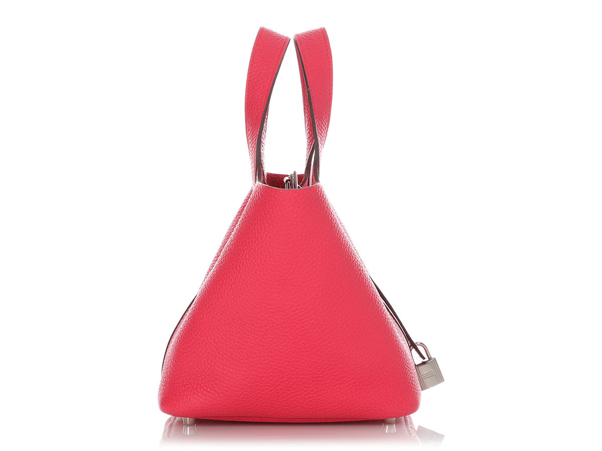 Hermès Rose Extrême Clémence Picotin Lock 18 - Image 4